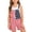 Red, variant on Coerni Toddler Boy Girl Overalls Fourth of July American Flag Overalls Jean Shorts Kid Summer Denim Shortall Jumpsuit Romper Bottoms