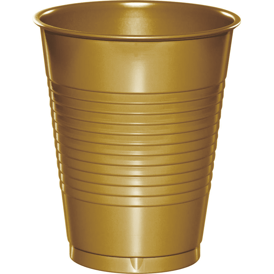JAM Paper 20-Count 16-oz Gold Plastic Disposable Cups in the Disposable Cups  department at