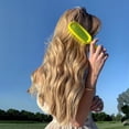 thumbnail image 3 of Peine para desenredar el cabello enredado, peine de masaje ahuecado, peine antiestático, herramientas de peinado de peluquería de salón, 3 of 4