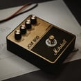 thumbnail image 4 of Pedal de overdrive/distorsión Marshall JCM800 negro y dorado, 4 of 6