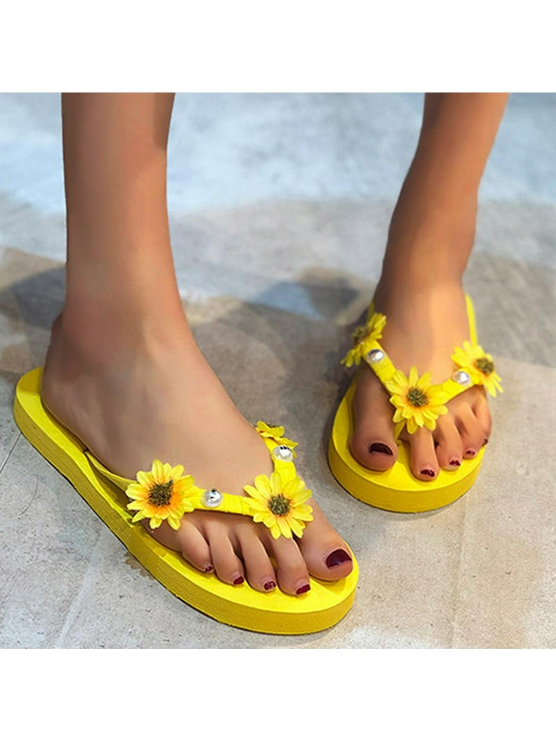 Yilirongyumm〗 40 Slippers For Sandals Womens Flats Flip-Flops Open Toe Comfortable Casual Shoes Slippers - Walmart.com