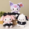 thumbnail image 2 of Sanrio serie moderna Kurome Melody Pacha perro Hello Kitty muñeco de peluche KT gato muñeca, 2 of 4