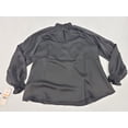 thumbnail image 4 of new Nanette Lepore women blouse top shirt LW2H19X33 very black polyester S $78, 4 of 7