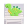 thumbnail image 2 of Juego de mordedores para bebés de dinosaurio, congelador orgánico natural seguro para bebés y niños pequeños, mordedores de silicona para bebés - Verde-Verde- Sailing Electrónica, 2 of 4