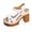 White, variant on THDHVS Womens Sandals Comfortable Dressy,Casual Shoes for Women,Summer Adjustable Straps Peep Toe Elevator Heels with Block Heel for Casual Outings Black