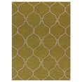 thumbnail image 2 of Rugsotic Carpets Hand Tufted Wool Eco-Friendly 4'x6' Area Rugs Rectangle Green Beige Geometric Modern High Pile Thick Handmade Anti Skid Indoor Rug for Living Room, Bedroom K01004, 2 of 5