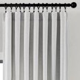thumbnail image 3 of Cortinas Joydeco de Lino Sintético 132x274 cm Filtrado de Luz Gris Blanco, 3 of 7
