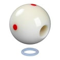 thumbnail image 1 of Bola de Taco de Billar con Orificio, Entrenador de Palo de Billar, Accesorios de Taco de Billar Estable con Orificio de 18mm Y 57,2mm, Entrenador de T Solo bola blanca, 1 of 8