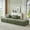 Green, variant on Oversized 3 Seater Compressed Sofa with Chenille Fabric, No Assembly Required Space-Saving Couch for Living Room, Apartment, Grey