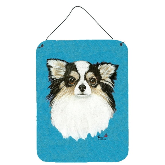 Carolines Treasures MH1029DS1216 Chihuahua Blue Portrait Wall or Door Hanging Prints 12x16 multicolor