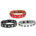 thumbnail image 4 of Punk Bracelet Star Studded  Retro Faux Leather Goth Cuff Bracelet Gothic Bangle, 4 of 8