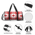 thumbnail image 4 of Balery Maple Leaves1 Bolsa de Gimnasio para Mujeres y Hombres, Bolsa de Viaje Impermeable, Bolsa de Fin de Semana con Compartimento para Zapatos y Bolsillo Húmedo, 4 of 6