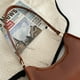 thumbnail image 3 of Bolso De Hombro Bolso de hombro para mujer para axilas de moda Cara brillante Casual para el trabajo (Marrón), 3 of 6