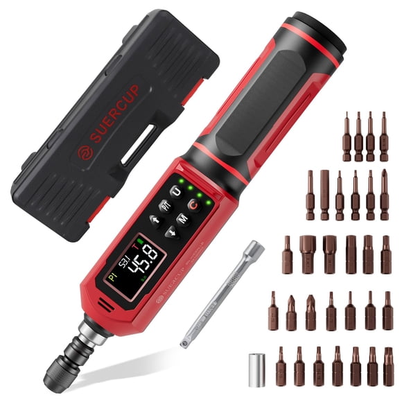 Destornillador dinamométrico digital SUERCUP 0,09-6 Nm con alarma LED