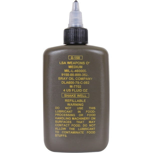 Genuine GI LSA Weapons Oil USA Made