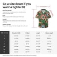 thumbnail image 5 of Disketp Men's Hawaiian Cactus 4 Print Shirts Button Down Holiday Beach Shirts-X-Large, 5 of 5