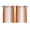Orange-red, variant on Ombre Turquoise Kitchen Curtains 84 Inch Length, Gradient White Abstract Minimalist Stripe Grommet Top Bedroom Living Room Curtains, Light Filtering Cafe Curtain Drapes 2 Panels Set 84''x84''