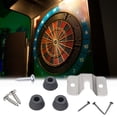 thumbnail image 2 of 1 Set Dart Holder Kit Falling Prevention Firmly Fixed Wide Compatibility Dartboard Wall Bracket Kit Replacement for Mounting Dartboard, 2 of 7