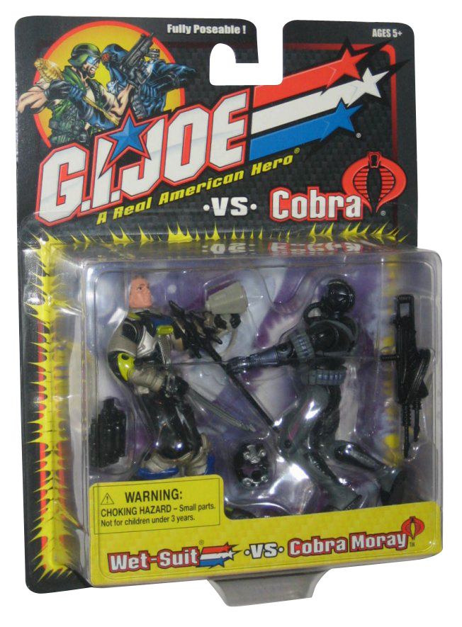 GI Joe Vs. Cobra Wet Suit Vs. Cobra Moray Hasbro Action Figure Set
