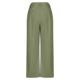 thumbnail image 5 of Mrasaso Under 10! Eddie Bauer Womens Pants,Women Pants,Outdoor Casual Pants,High Waist,Wide Leg,Versatile Design,Pocketed Long Pants for Women,Army Green|L, 5 of 7