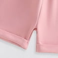 thumbnail image 5 of NOLDARES Baby Girl Clothes Toddler Girl Summer Outfits Shirts Tops Shorts Set Little Girl Clothes(Red,6-12 Months), 5 of 8