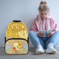 thumbnail image 2 of Pzuqiu Axolotl Sunflower Kids Backpack for Ages 6-18 17 Inch School Bag with Adjustable Straps Large Capacity Back to School Elementary High School Travel Use, 2 of 7