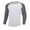 White, variant on VSSSJ Men's Long Sleeve T-Shirts Raglan Crew Neck Ribbed Pullover Slim Fit Comfy Lightweight Stretchy Sports Undershirts Tops Red S