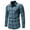 Blue, variant on Herrnalise Men's fall and winter men's plaid shirt thickened warm tweed facecloth shirt jacket men Brown