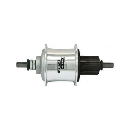 Bmx Cassette Hub - Sturmey Archer Cs-Rf3 3-Sp Cassette Rear 36H Alloy Rear Hub Silver