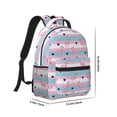 thumbnail image 2 of Honeii Flamingo1 Print Backpack for School,15.6 inch Laptop Back Pack for High School and College Students, Waterproof Computer Bookbag-One Size, 2 of 6