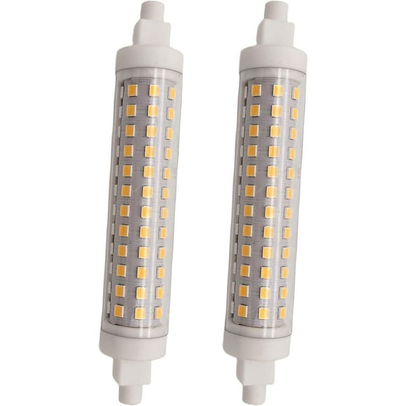 Ampoule DEL R7S 118 mm 12 W J118 T3 Projecteur DEL Équivalent Lampe Halogène 150 W Applique Murale Lampe sur Pied Type J Linéaire à Double Extrémité Lampe Banquier Angle de Faisceau 360 O 3000 K Blanc Chaud Non Dimmable, Lot de 2