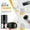 Black C, variant on Giunmcul Portable Beer Foamer Bubbler High Frequency Vibration Thick Creamy Foam Tap Taste One Click UseforBottled Canned Beer Long Battery Pocket Size Party Bar BBQ 1 Set
