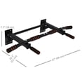 thumbnail image 3 of Soozier Pull Up Bar Wall Mount for Upper Body Strength Training, Black, 3 of 10