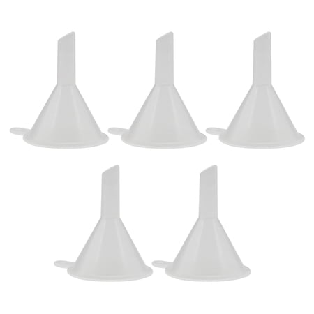 Essen 5Pcs Mini Funnel Practical Reusable Plastic Leak Proof Oil ...