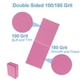 thumbnail image 4 of Bloques pulidores de uñas AhaTopia, 100 unidades, doble cara, grano 100/180, 4 of 7