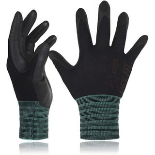 Liberty P-Grip Ultra-Thin Polyurethane Palm Coated Glove with 13-Gauge  Nylon/Polyester Shell, Medium, Black (Pack of 12)