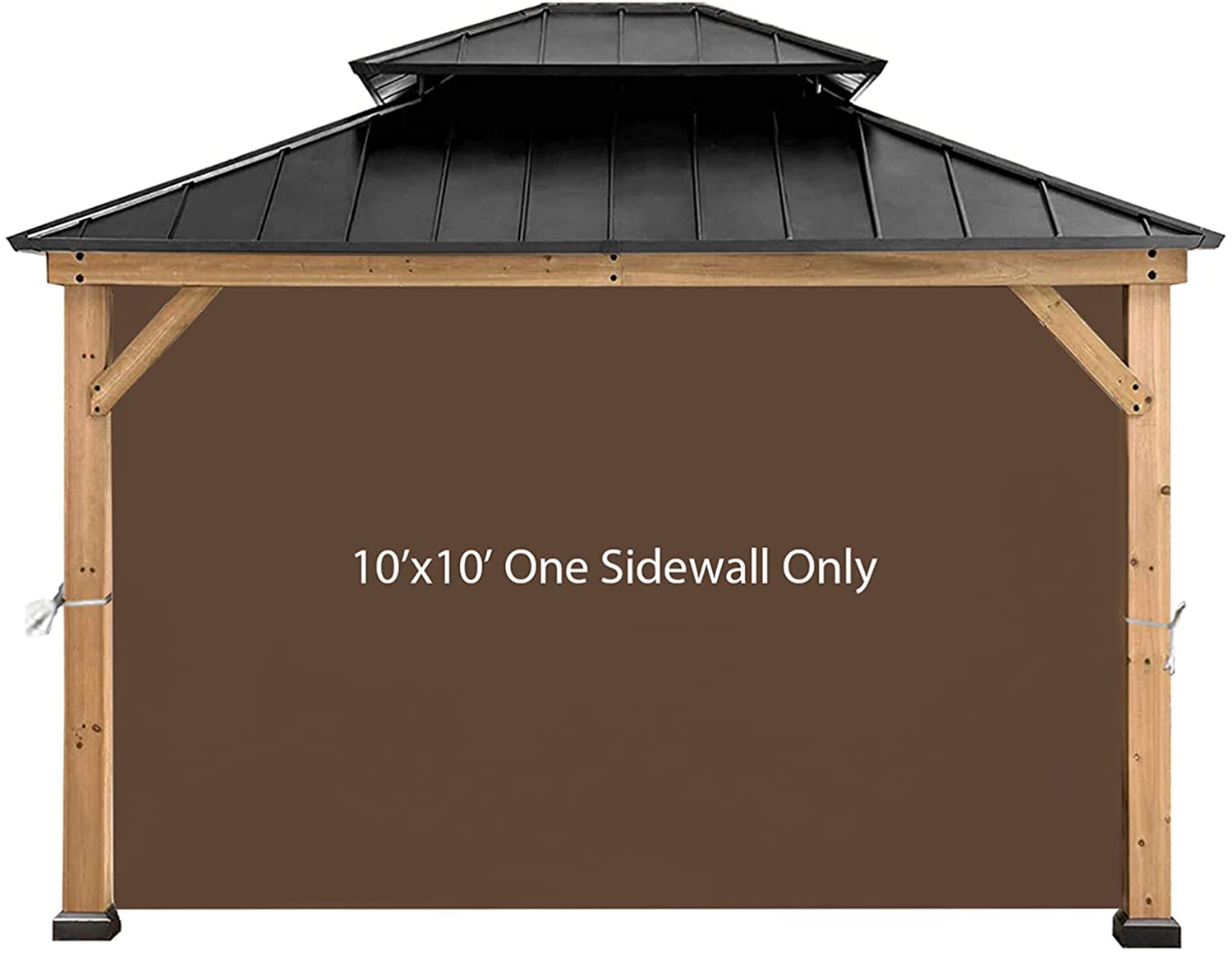 Gazebo Replacement Curtain for 8x8 or 10x10 or 10x12 Outdoor Gazebo,6