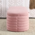 thumbnail image 6 of Teddy Upholstered Storage Ottoman Bench 45.5 inches Length, Bedroom Storage Furniture, End of Bed Stool with Safety Hinge-Pink Teddy, 6 of 9