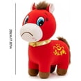 thumbnail image 7 of Crying Horse, Cry Cry/Sad Horse, Year of 2026 Horseplush, Lucky Chinese Lunar New Year Ornament for Home Store Tabletop Decor, Red, 7 of 7