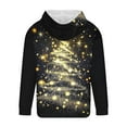 thumbnail image 4 of Yusimy Mens Christmas Printed Hoodie with Pockets & Drawstring Long Sleeve Pullover Athletic Top, 4 of 6