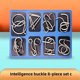thumbnail image 5 of Juguetes de inteligencia para aliviar el estrés para adultos, juego de anillos de nueve eslabones, rompecabezas de bloqueo Kongming, juguete educativo desbloqueado para niños, 5 of 5