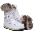 thumbnail image 5 of Moon Boot Monaco Low 2 Women's Waterproof Fur Top Boots In White Size 8, 5 of 6
