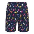 thumbnail image 6 of Kdxio Colored Balloons Pattern Mens Casual Shorts - Drawstring Summer Beach Sports Shorts for Men, 6 of 9
