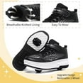 thumbnail image 2 of Yunkctuk Children's Roller Skates with Wheels, Stylish Sports Shoes with Extendable and Detachable Wheels, and Casual Walking Shoes for Boys and Girls., 2 of 7