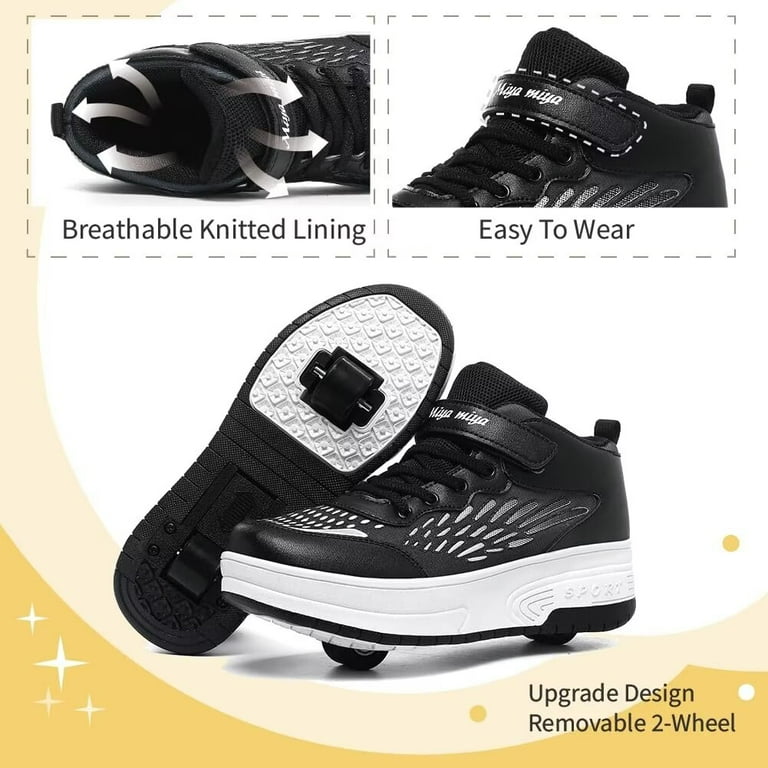 Yunkctuk Children's Roller Skates with Wheels, Stylish Sports