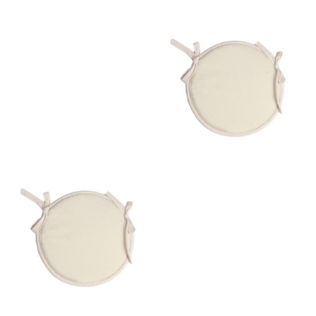 Cojín de Algodón Suave y Cómodo Inteprter para Sillas Beige 2Conjunto