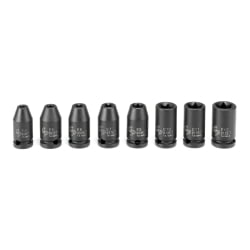 1 4 Drive 8 Pc External Star Impact Socket Set