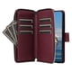 thumbnail image 3 of For Samsung Galaxy S25 S24 Case Zipper Wallet Rhombus PU Leather Crossbody Phone Bag - Black, 3 of 5