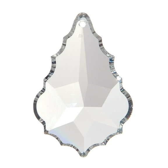 B&P Lamp® Crystal Glass Golden Teak Pendalogue