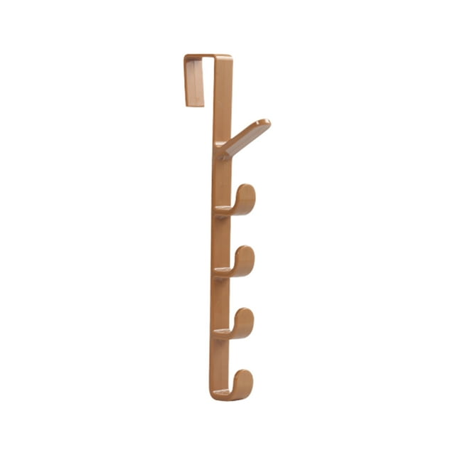 Xihbxyly Perchero para Puerta, Instalación Sin Costuras, Textura Antideslizante, Clips Flexibles Extraíbles, Almacenamiento para Baño, Cocina, Armario, Fácil de Colgar Sobre La Puerta, Organizador Mu